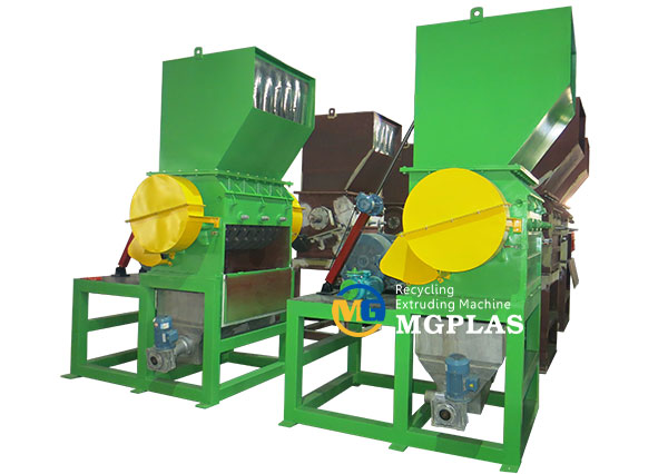 wet crushing hdpe film plastic crusher machine